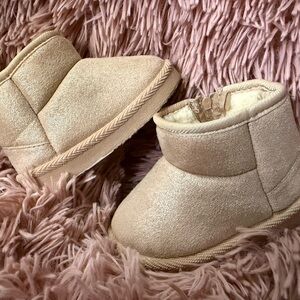 Cozy Cream Kids Boots